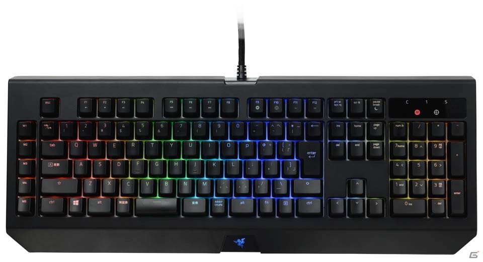 Razer製メカニカルキーボードのフラグシップモデル「BlackWidow Chroma V2」が2月18日に発売の画像2