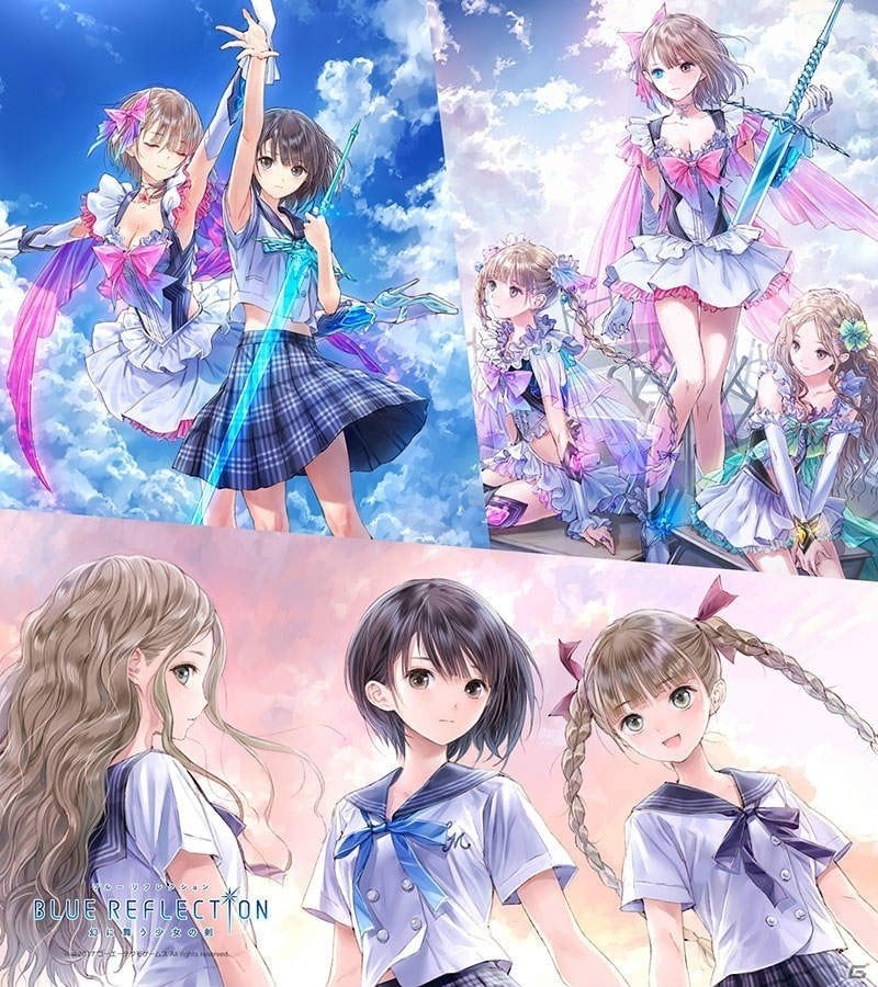 PS4/PS Vita「BLUE REFLECTION 幻に舞う少女の剣」初回封入特典で少女たちがスクール水着に！紹介映像＆デザインが公開 |  Gamer