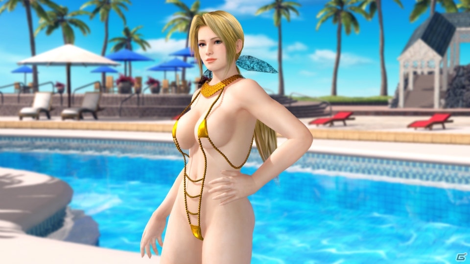 PS4/PS Vita「DEAD OR ALIVE Xtreme3」数珠つなぎの宝石をイメージした新作水着第22弾「すじこ」が配信開始！の画像1