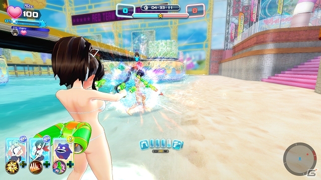 PS4「閃乱カグラ PEACH BEACH SPLASH」ウォーターガンのモードを知って戦況を有利に！起死回生の「濡れパワーアップ」とともに紹介の画像23
