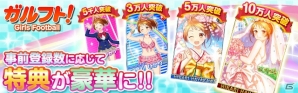 美少女たちのサッカー青春群像劇「ガルフト！～ガールズ＆フットボール～」iOS/Android版の事前登録受付が開始！の画像2