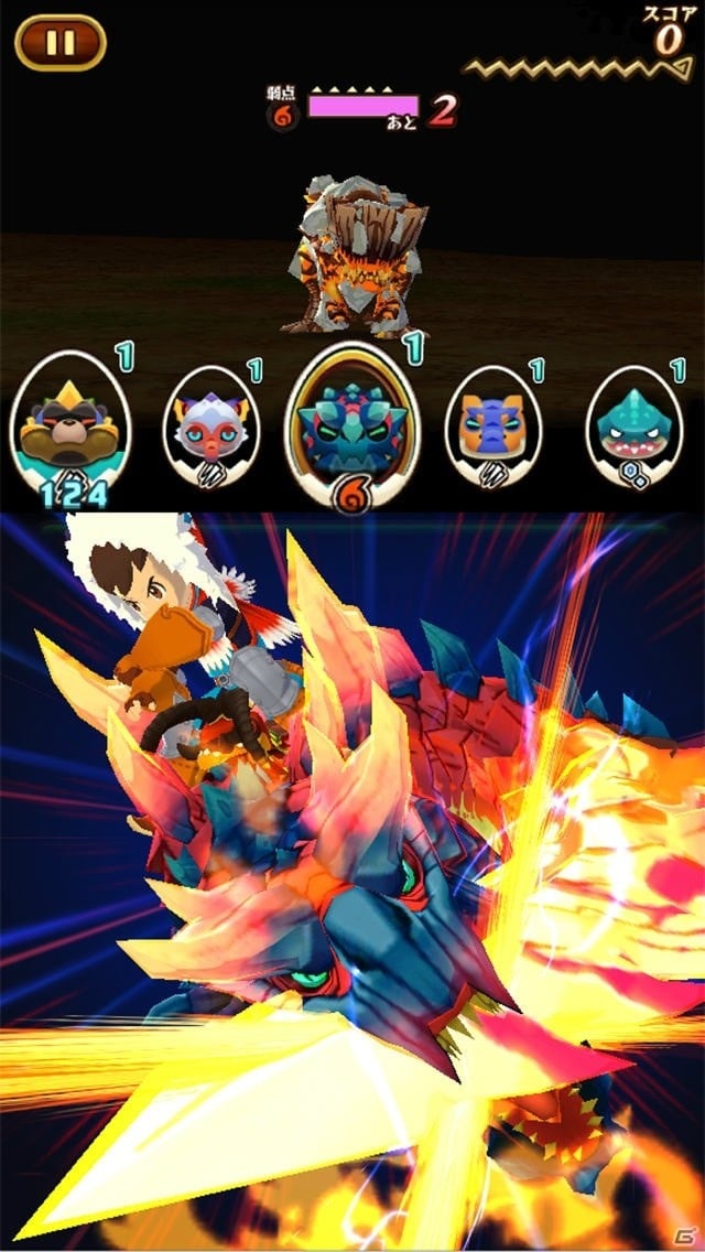 iOS/Android「オトモンドロップ モンスターハンター ストーリーズ」ディノバルドが登場する「モンスターハンターダブルクロス」コラボが開催！の画像4