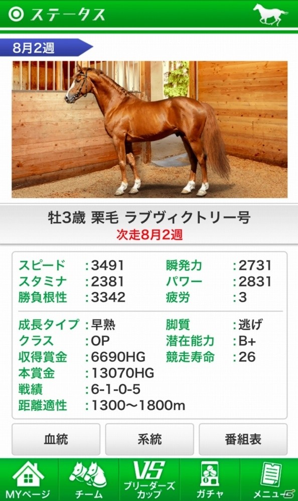 リアルタイムチームバトルが楽しめる競馬SLG「ダービーリーグ」がMobage、Yahoo! Mobageにて3月1日よりサービスインの画像6
