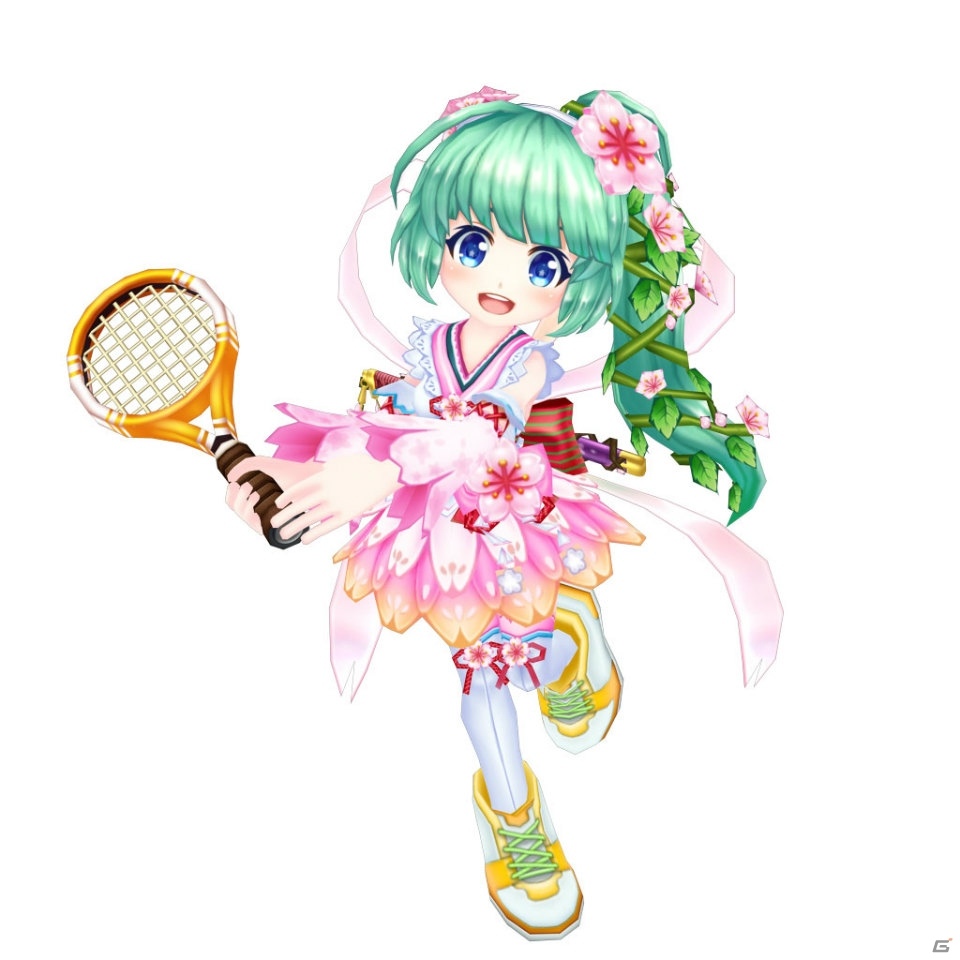 iOS/Android「白猫テニス」にリリー（CV：花守ゆみり）とサクラ（CV：西明日香）が登場！の画像12
