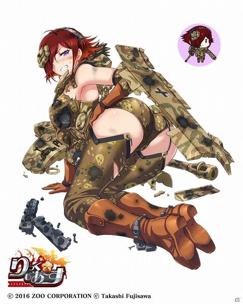 PC/Android「りっく☆じあ～す」VI号戦車ティーガーI型を手に入れよう！月刊PANZERとのコラボイベント総合戦技競技会「月刊パンツァー杯」が開催の画像2