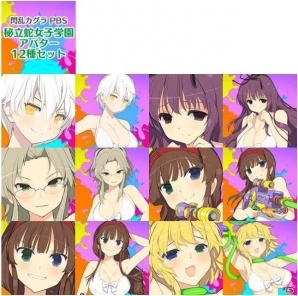「閃乱カグラ PEACH BEACH SPLASH」全72種のPS4用アバターが配信開始！学校や勢力ごとのセットも販売の画像4