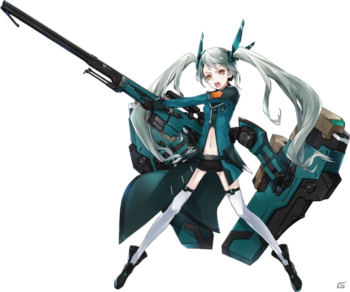 iOS/Android「拡張少女系トライナリー」負けず嫌いな射撃の名手・ガブリエラのキャラクタームービーが公開！の画像1