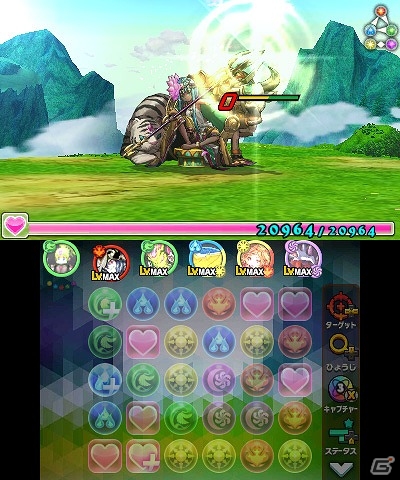 3DS「パズドラクロス 神の章／龍の章」新たな降臨モンスター“転生パールヴァティー”“伐爪の緑龍契士・シルヴィ”が登場するクエストが配信開始の画像3