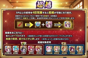 「戦国の神刃姫X」にて大型アップデート「超越」が実装！大型アップデート記念キャンペーンも開催の画像1