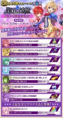 iOS/Android「誰ガ為のアルケミスト」ルシアの「闇衣」スキンセットが登場！150万人突破記念レコードミッションも開催の画像9