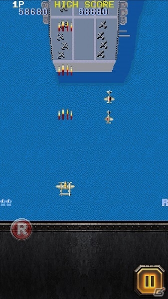 縦スクロールシューティングゲームの名作「1942」がiOS/Android向けに配信開始の画像6
