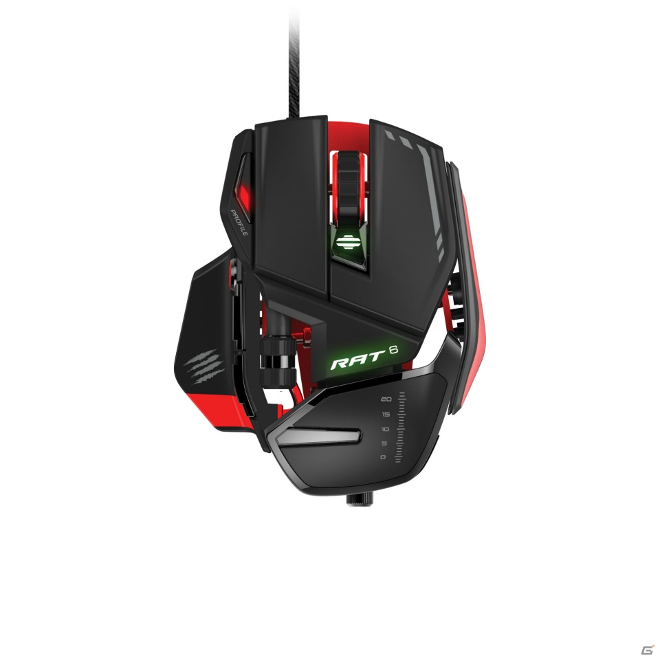 インテリジェントライティングコントロールやオンボードメモリを装備した「RAT 8 オプティカル ゲーミングマウス」など4機種がマッドキャッツより登場の画像3