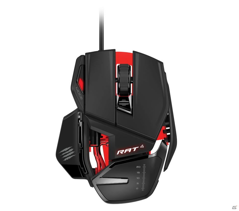 インテリジェントライティングコントロールやオンボードメモリを装備した「RAT 8 オプティカル ゲーミングマウス」など4機種がマッドキャッツより登場の画像5