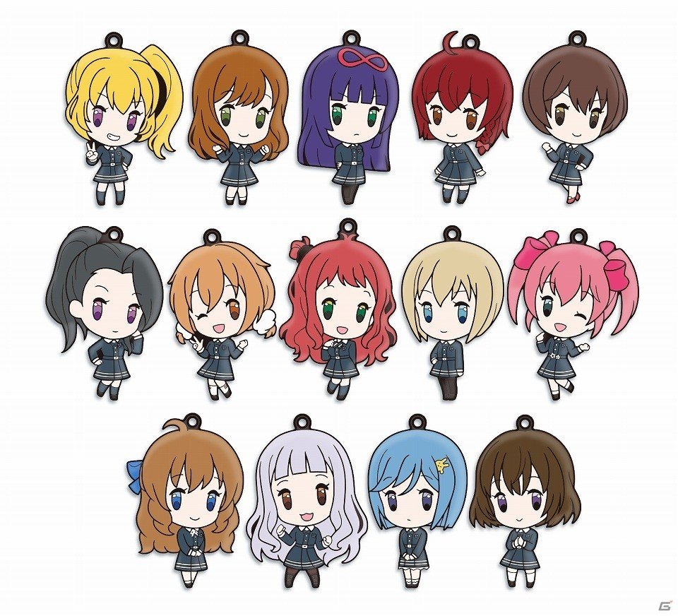 アニメジャパン2017　オルタナティブガールズ　ラバーストラップ iOS/Android「オルタナティブガールズ」アニメジャパン2017にて販売
