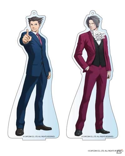 「逆転裁判」15周年を記念した新グッズが続々発売決定！デカアクリルスタンドやキーホルダー、ストラップがラインナップの画像1