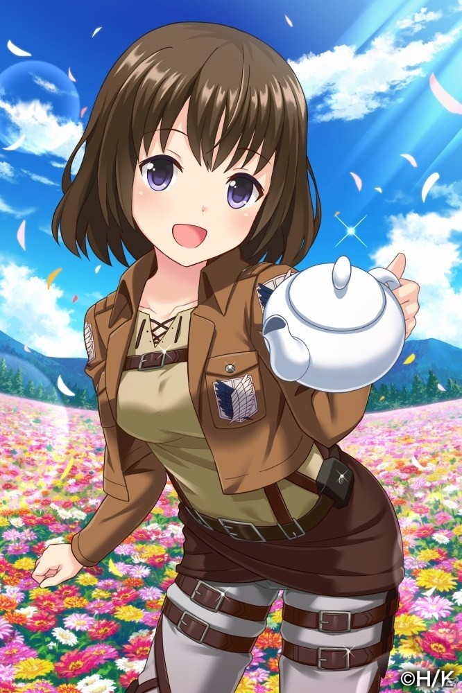 iOS/Android「オルタナティブガールズ」3月17日より「進撃の巨人」コラボが開催！調査兵団衣装のメンバーたちが登場の画像7