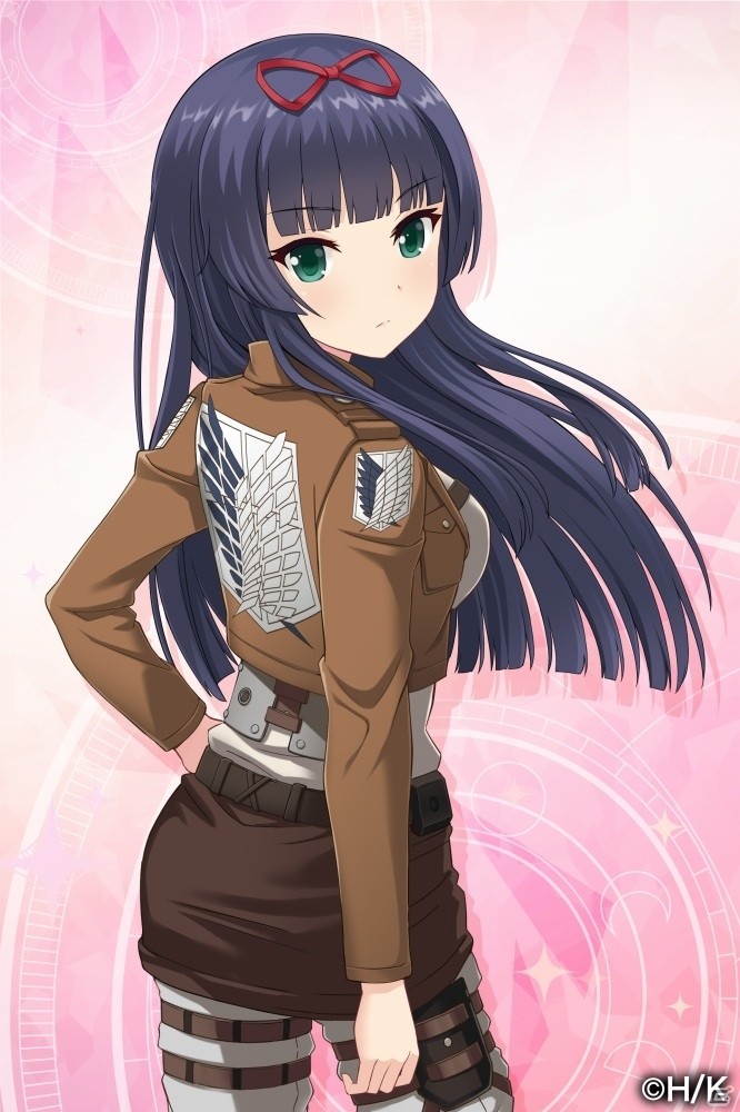 iOS/Android「オルタナティブガールズ」3月17日より「進撃の巨人」コラボが開催！調査兵団衣装のメンバーたちが登場の画像8