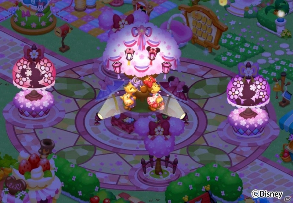 ディズニー マジックキャッスル ドリーム アイランド お花見をテーマにしたイベント ミニーとデイジーの春色 さくらナイト が開催 Gamer