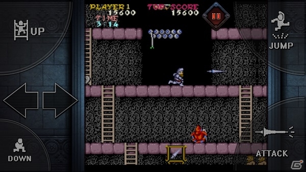 横スクロールアクションの名作「魔界村」iOS/Android版が配信開始！アーサーの大冒険をいつでもどこでも楽しもうの画像2