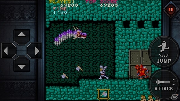 横スクロールアクションの名作「魔界村」iOS/Android版が配信開始！アーサーの大冒険をいつでもどこでも楽しもうの画像5