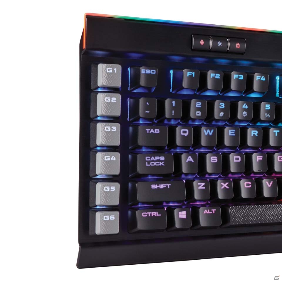 Cherry MX Speed RGBを採用した6Gキー搭載のメカニカルゲーミングキーボード「K95 RGB PLATINUM RAPIDFIRE」が3月25日発売の画像6