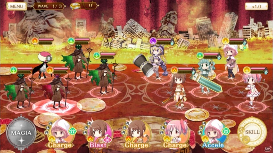 iOS/Android「マギアレコード 魔法少女まどか☆マギカ外伝」のゲーム画面が公開！七海やちよ（CV：雨宮天）登場のCMもチェックの画像5