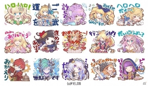 iOS/Android「タワー オブ プリンセス」バラエティ豊かなプリンセスたちのLINEスタンプが登場！の画像2