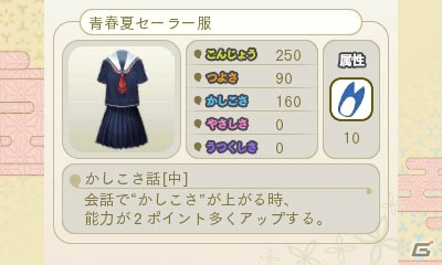 3DS「めがみめぐり」セーラー服やテニスウェアなど5種類の神衣が半額になる「春の衣替えセール」が開催！の画像6