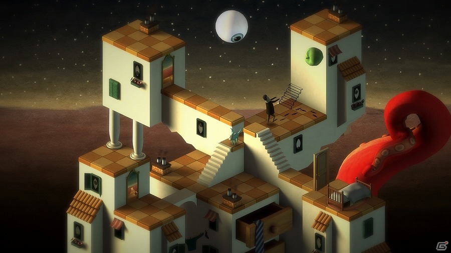 シュルレアリスムのスパイスが効いた芸術的な3Dパズルゲーム―Wii U「Back to Bed」が3月29日より配信の画像3