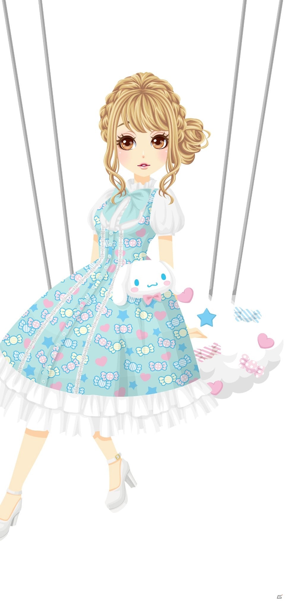「プラチナ☆ガール」にて「シナモロール」とのコラボレーションが開催！限定の洋服やぬいぐるみが登場の画像4