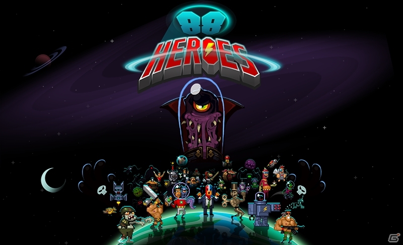 88人のおバカなヒーローが集結！88のステージをそれぞれ88秒以内にクリアするPS4向けアクション「88 Heroes」が配信開始の画像1