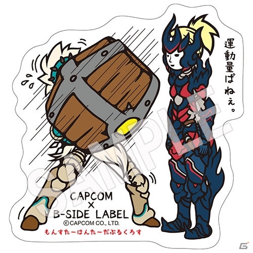 カプコンとB-SIDE LABELコラボステッカー第5弾が3月30日発売―「モンハン」「逆転裁判」「大神」などがラインナップの画像10
