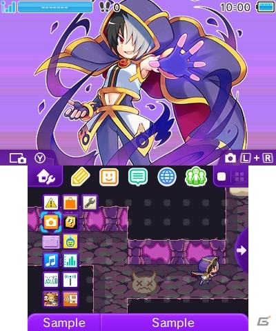 3DS「ブレイブダンジョン」カットインイラストを使用した3DSテーマ第3弾が配信開始の画像2