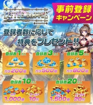 自分の城を守りつつ敵城を攻め落とすリアルタイムオフェンスRPG「リトルバトル」の事前登録がiOS/Android向けに開始！の画像4
