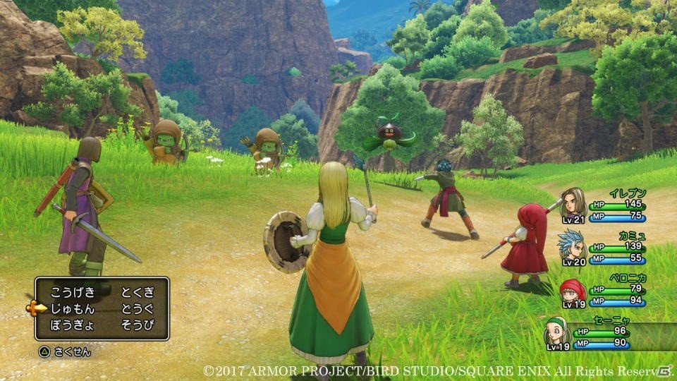 PS4/3DS「ドラゴンクエストXI　過ぎ去りし時を求めて」で楽しめる多彩な戦闘を紹介！旅の仲間「マルティナ」「ロウ」も公開にの画像13
