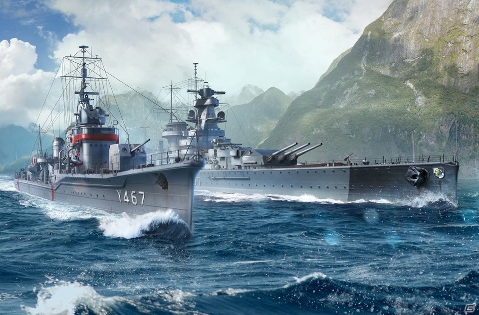 PC「World of Warships」にアニメ「ハイスクール・フリート」から晴風とグラーフ・シュペーが参戦決定！の画像1