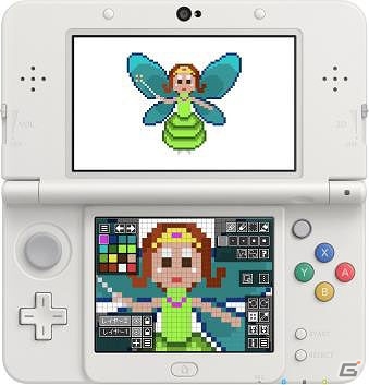 クラシックゲームのアートスタイルで絵を作ろう！Wii U/3DS「ドットアーティスト」が4月19日に配信の画像3
