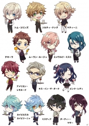 「カクテル王子」プリンセスカフェコラボ第2弾の開催日程が決定！限定SDキャラのデザインも公開の画像2