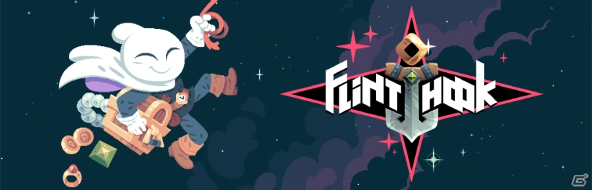 2Dローグライク⾼速ジャンプアクション「Flinthook」がPS4/PC向けにSteamにて配信開始！の画像1