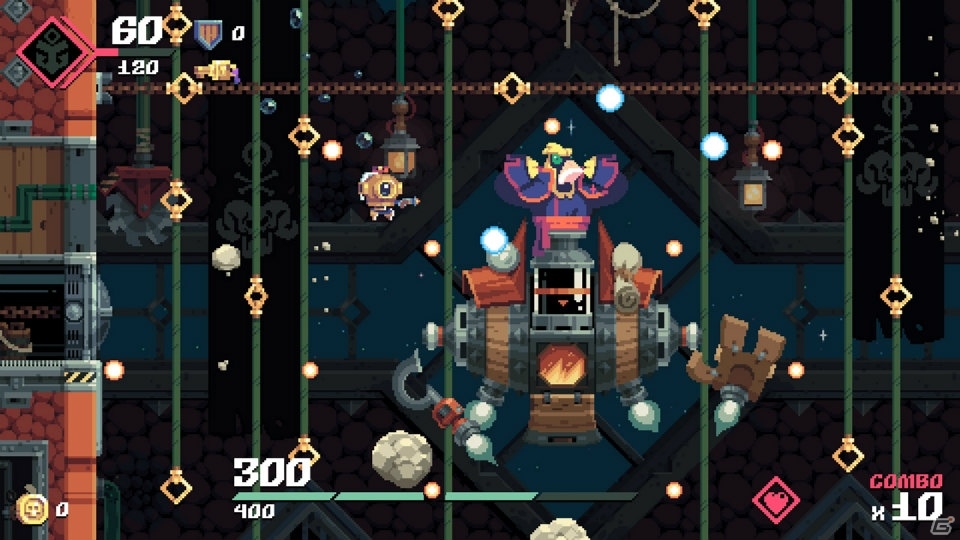 2Dローグライク⾼速ジャンプアクション「Flinthook」がPS4/PC向けにSteamにて配信開始！の画像4