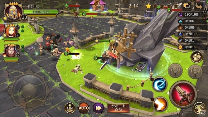 城攻めアクションPRG「HOPE Online」がiOS/Android向けに正式サービス開始！事前登録報酬のプレゼントもの画像4