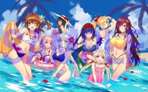 PS4/PS Vita「オメガラビリンスZ」水着姿が眩しい限定版ビジュアルがお披露目！特典にはD3Pタイトルとコラボしたホーム画面カスタマイズアイテムもの画像1