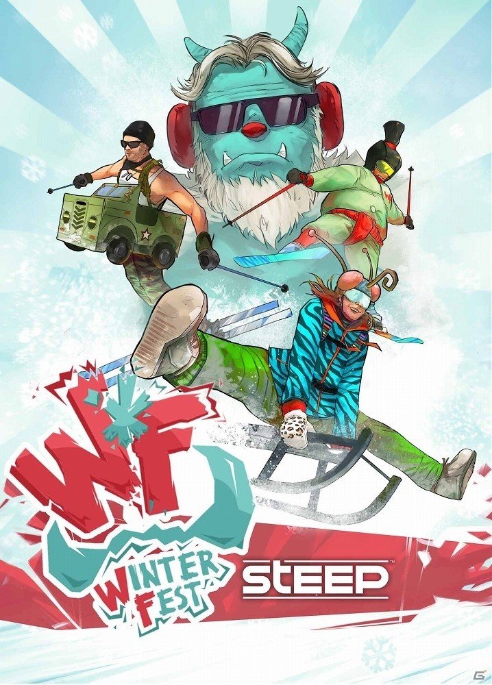 PS4/Xbox One/PC「STEEP」新たなスポーツとして「ソリ」が追加されるDLC「ウィンターフェストパック」が5月に配信決定！の画像1