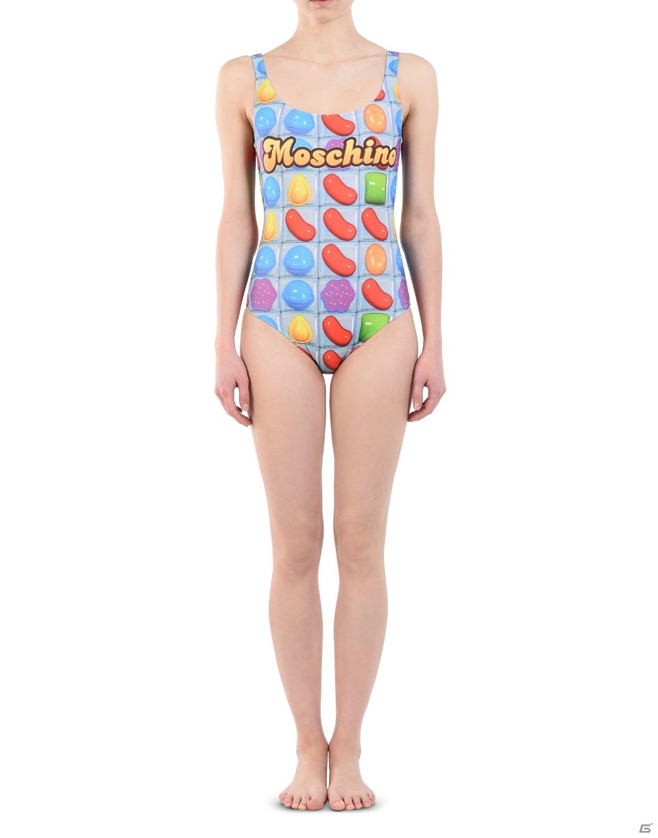 「キャンディークラッシュ」×MOSCHINOの限定コレクションが発表！リュックや水着、携帯カバーがラインナップの画像7