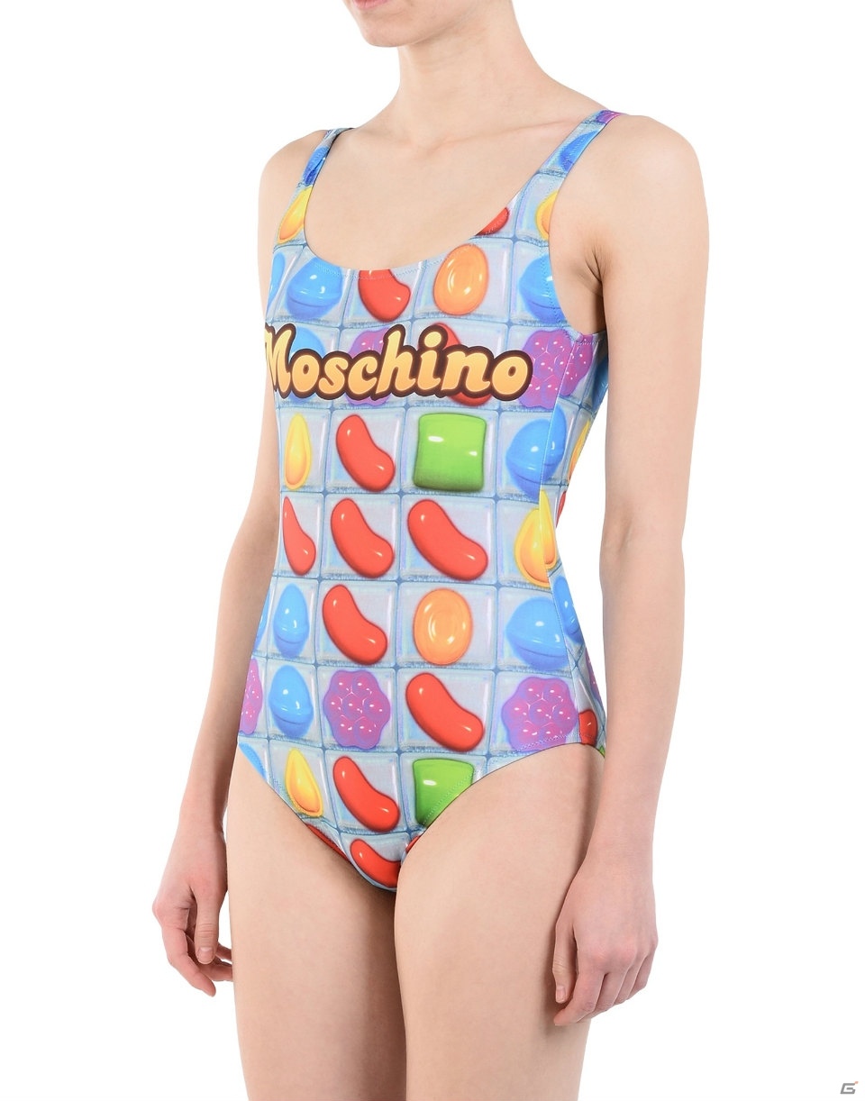 「キャンディークラッシュ」×MOSCHINOの限定コレクションが発表！リュックや水着、携帯カバーがラインナップの画像9