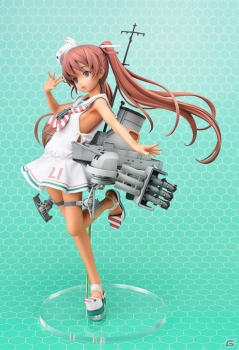イタリア駆逐艦の魅力、教えてあげるね？「艦隊これくしょん -艦これ-」イタリア駆逐艦「リベッチオ」が1/7スケールフィギュアで登場！の画像3