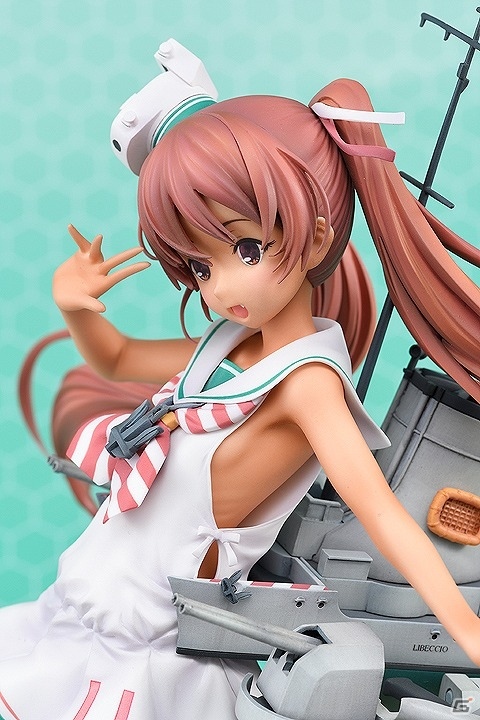 イタリア駆逐艦の魅力、教えてあげるね？「艦隊これくしょん -艦これ-」イタリア駆逐艦「リベッチオ」が1/7スケールフィギュアで登場！の画像6