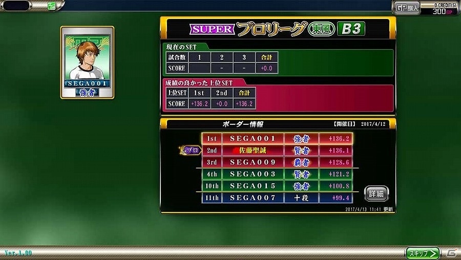 AC「セガNET麻雀 MJ Arcade」が稼働開始！参戦プロ雀士団体拡大、SUPERプロリーグやGPシステム導入など新要素満載の画像4