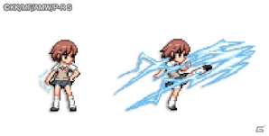 iOS/Android「戦乱のサムライキングダム」にて「とある科学の超電磁砲S」とのコラボが開催！御坂美琴のドット絵アバターも登場の画像2
