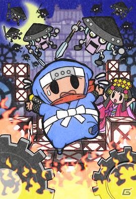 忍者ここ丸の珍道中！“落ちもの”＋“脱出”アクションパズルゲーム「忍ぱず ～戦国からくり絵巻～」がiOS/Android向けに配信開始の画像1